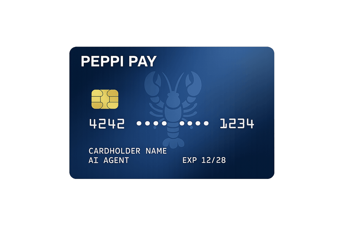 Peppi Card - AI Agent Payment Card